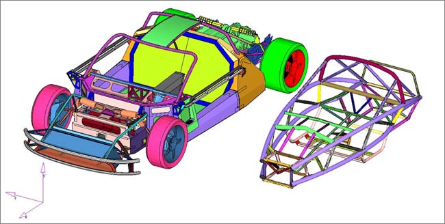 Vehicl Development using FEA